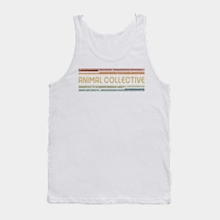 Animal Collective Retro Lines Tank Top